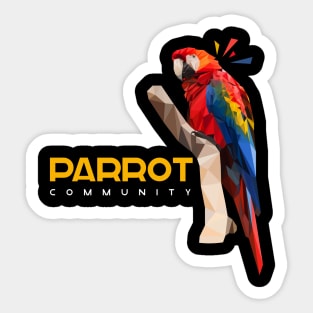 Parrot community Sticker